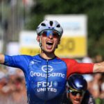 Romain Grégoire remporte le titre de champion de France de cyclisme sur route.
