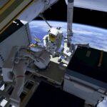 Deux astronautes de l&rsquo;ISS effectuent une sortie de 6h30 dans le vide spatial