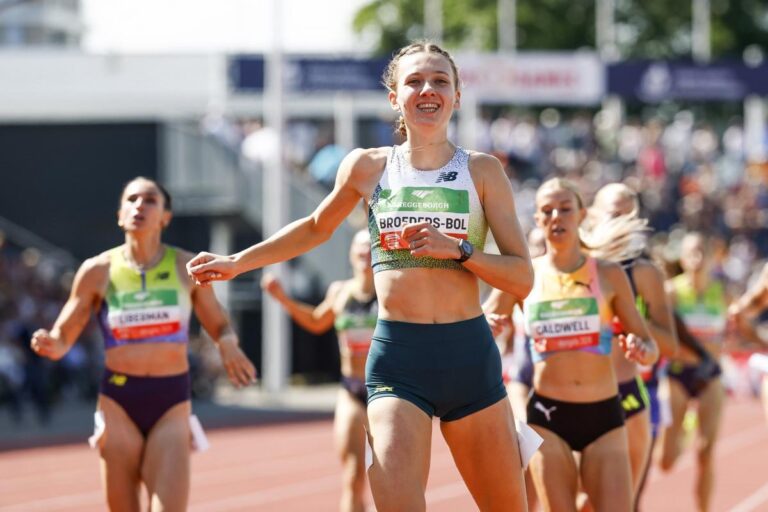Femke Broeders-Bol remporte son deuxième titre de 800 m en plein air au meeting d’Hengelo.