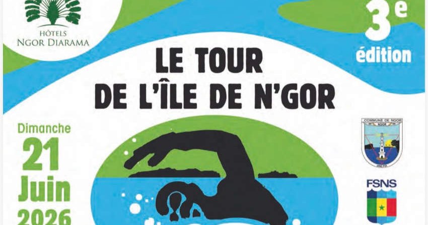 Le Tour de l’île de N’Gor : natation et traversée pour la fête de la musique en 2026