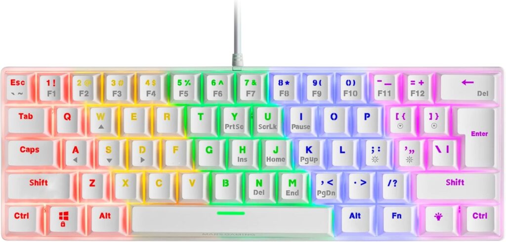 Mars Gaming présente un clavier mécanique ultra-compact 60% avec éclairage RGB et interrupteurs silencieux.