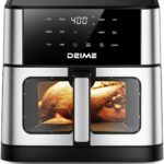 DEIME 10L Air Fryer 1800W : Capacité large et 10 modes de cuisson disponibles
