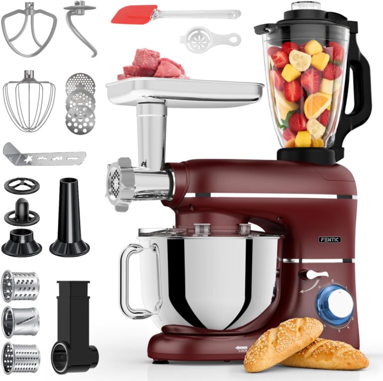 Lancement d’un robot culinaire multifonctionnel 6 en 1 de 2000 W avec hachoir à viande et accessoires.