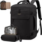 LOVEVOOK présente un sac à dos cabine imperméable de 40L avec protection anti-vol pour hommes et femmes.