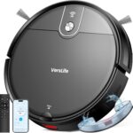 VersLife L6 : Aspirateur-robot 2 en 1 de 4000Pa, autonomie de 120 minutes, contrôle WiFi et vocal.