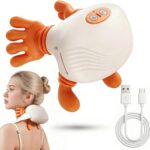 Dispositif de massage cervical 4D rechargeable par USB, 2000 mAh, pour hommes et femmes.