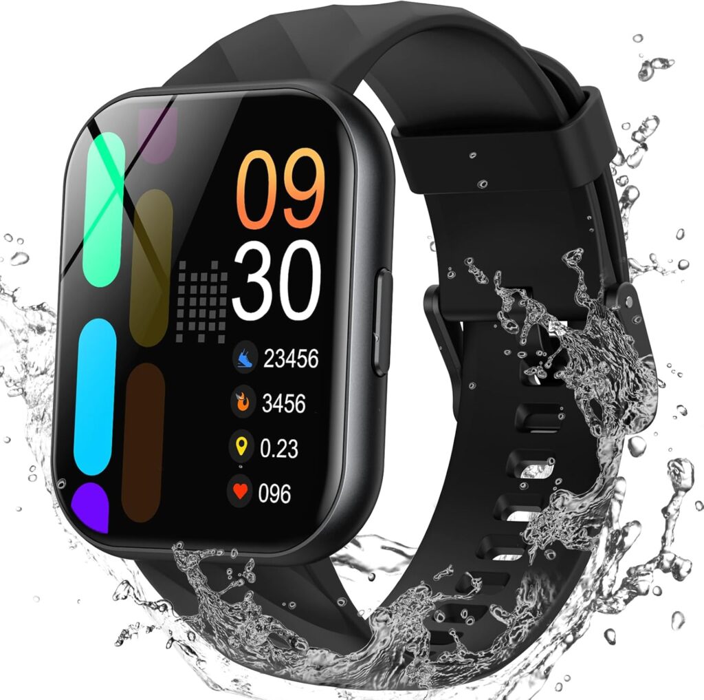 Parsonver : Montre intelligente 5ATM, adaptée à la natation, avec suivi sportif et santé.