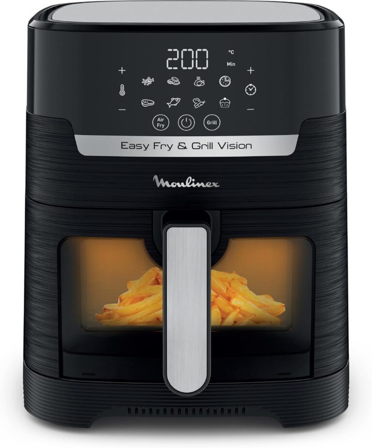 Moulinex lance une friteuse sans huile XL de 4,6 L pour 6 personnes avec écran tactile.