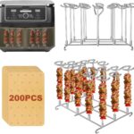 Nouveau dispositif de cuisson : grille pour friteuse à air de 7.6 à 10.4 L avec accessoires.