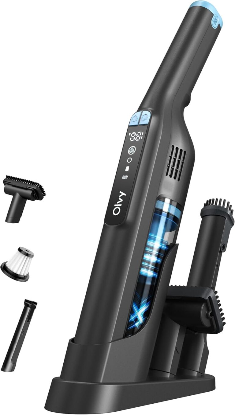 Olvy HC32 Pro : Aspirateur sans fil de 22 kPa, autonomie de 35 minutes et filtre HEPA.