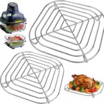 Cooking Grids en acier inoxydable pour Ninja CRISPi Fryer, accessoires pour modèles 1.4L et 3.8L.