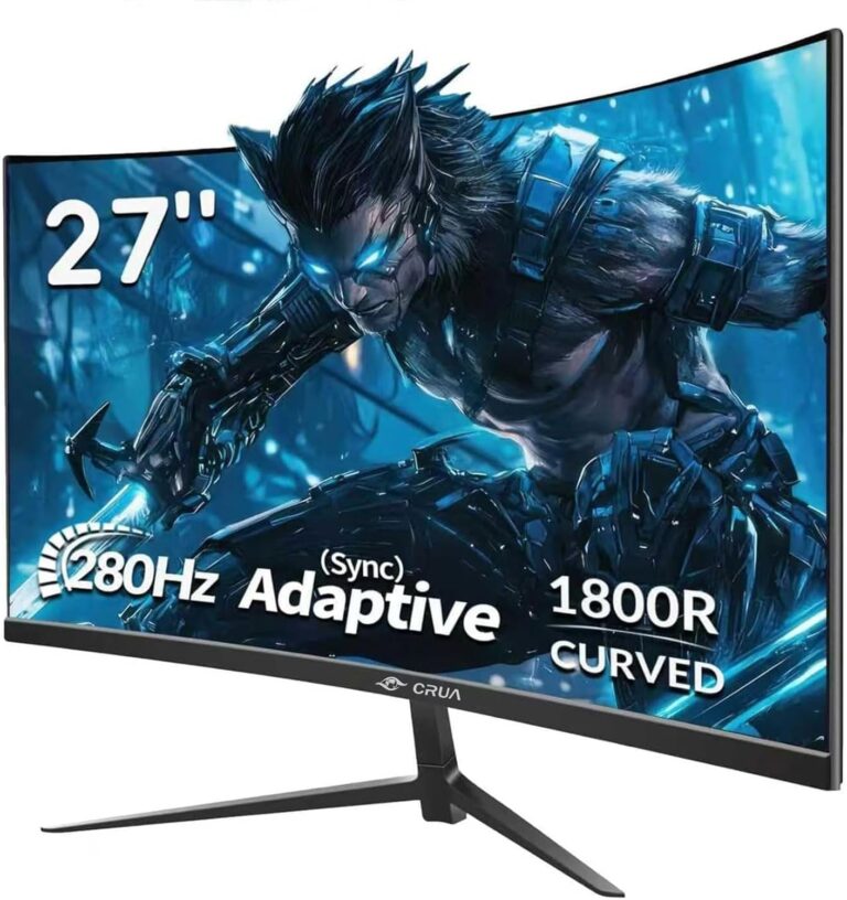 CRUA lance un écran de jeu incurvé de 27 pouces à 280Hz avec technologie HDR et Adaptive Sync.