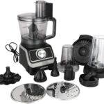 Lancement du MultiForce 1000W Food Processor avec bol de 1,5L et deux vitesses, incluant turbo.