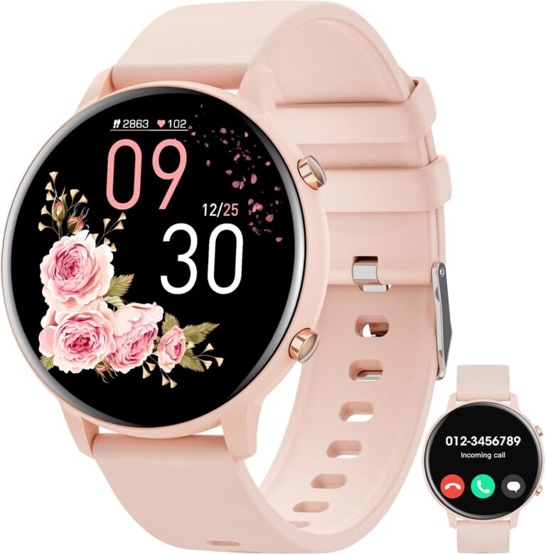 Hwagol Smart Watch avec moniteur de sommeil et 140+ sports pour Android et iOS