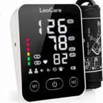 LeoCare : Moniteur de pression artérielle numérique certifié CE pour usage domestique avec détection d&rsquo;arythmie.