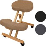 Vivezen présente une chaise ergonomique en bois réglable et pliable en trois couleurs.