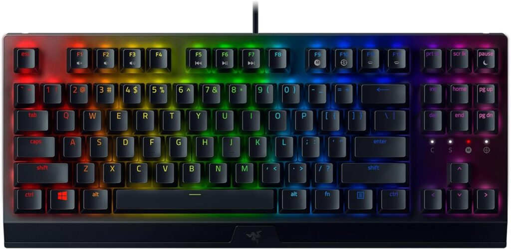 Razer BlackWidow V3 Tenkeyless : Clavier de jeu mécanique RGB compact et français