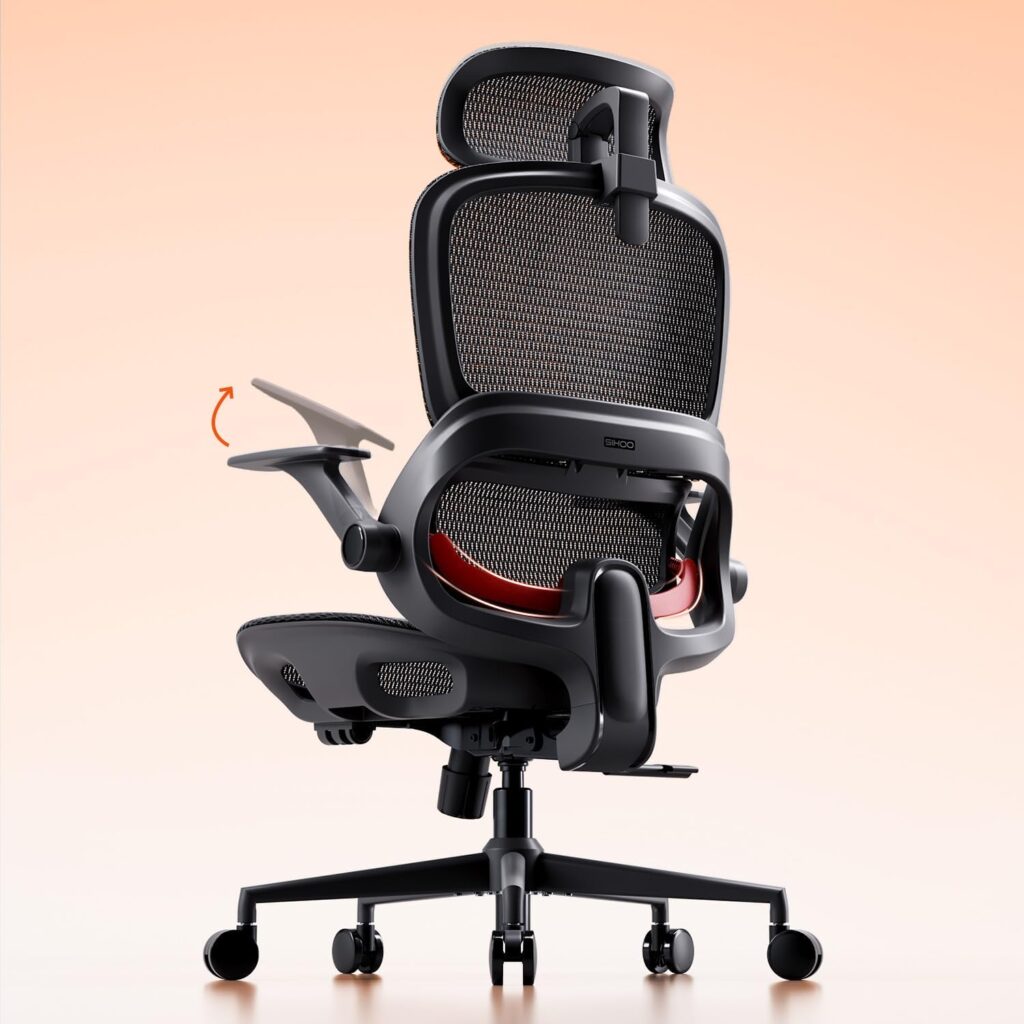 Sihhoo présente une chaise de bureau ergonomique avec support lombaire dynamique 4D.
