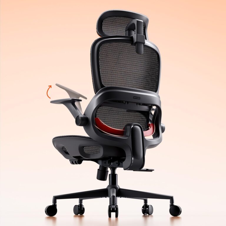 Sihhoo présente une chaise de bureau ergonomique avec support lombaire dynamique 4D.