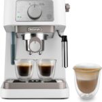 De’Longhi Stilosa EC260.W : Machine à café manuelle, pression de 15 bars, capacité d’1 litre.