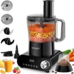 Lancement d&rsquo;un robot culinaire de 2,5L et 1500W avec diverses fonctionnalités de coupe et de préparation.
