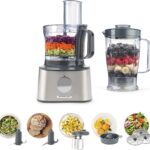 Kenwood MultiPro Compact FDM301SS : Robot de cuisine multifonction en acier inoxydable.