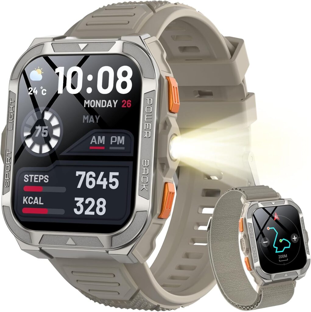 Blackview W80pro : montre connectée avec GPS, IA et analyse de santé pour Android/iOS
