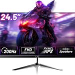 LXZ 24.5 pouces : écran de jeu FHD 200Hz avec IPS et HDR, 1ms de latence