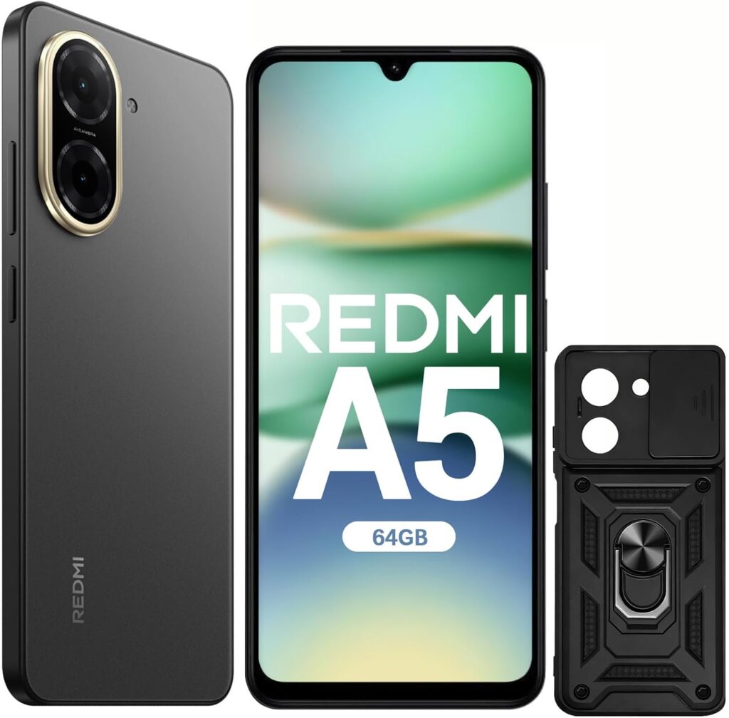 Xiaomi Redmi A5 : caractéristiques techniques du modèle Dual, 64GB, 3GB RAM en Noir.
