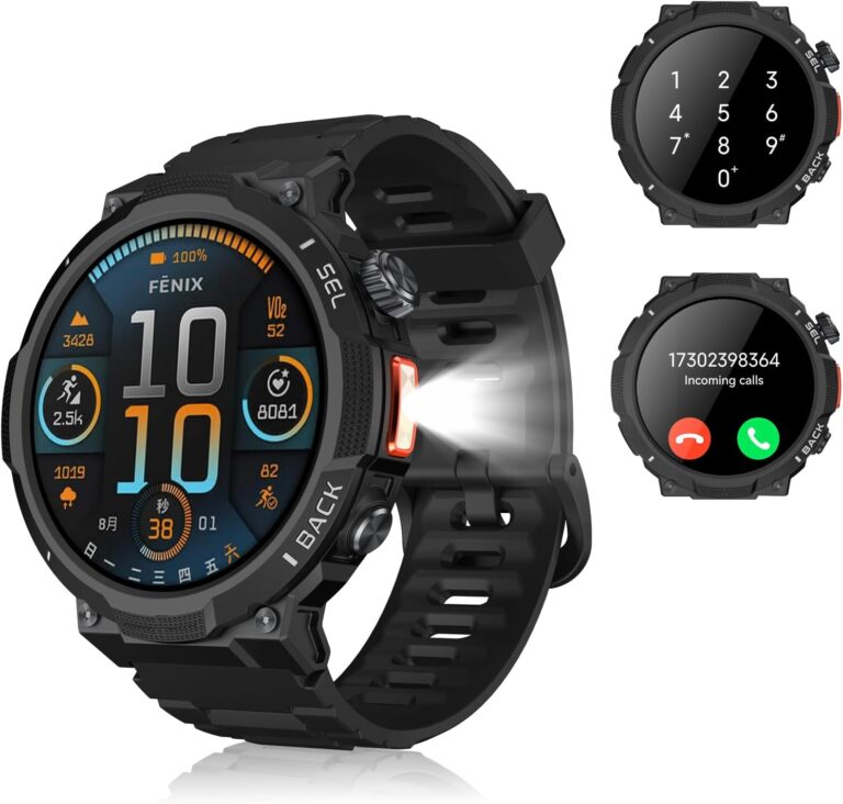 Montre militaire intelligente Invens : écran HD de 1,53 po, 150+ modes sportifs, étanchéité IP68.