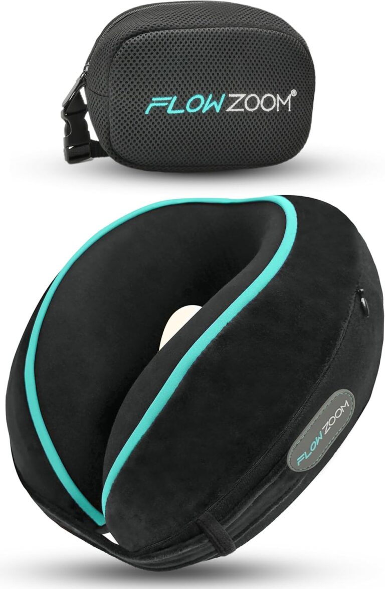 Pillow de voyage Dream Memory Foam : soutien optimisé pour la tête et le cou en voiture et avion