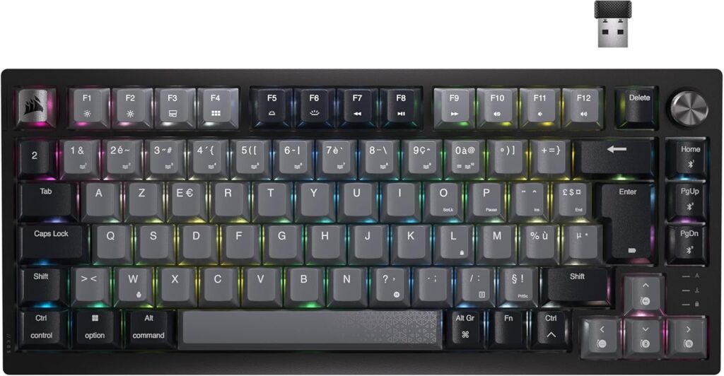 Corsair K65 Plus : un nouveau clavier mécanique sans fil de 75% pour les gamers.
