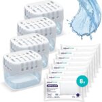 Aquafloow : 4 déshumidificateurs et 8 recharges de 280 g pour prévenir moisissures et odeurs