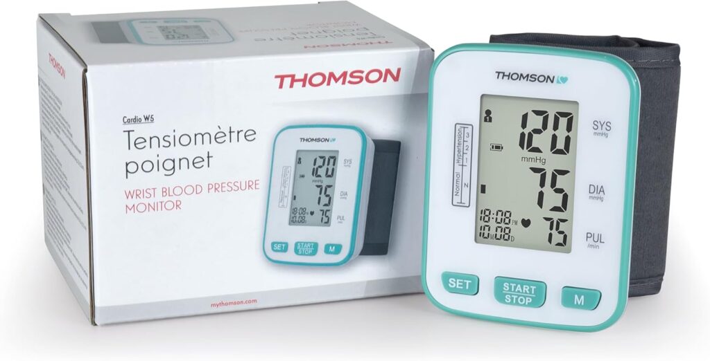 Thomson W5 : Moniteur de pression artérielle avec détection d’arythmie et mémoire intégrée