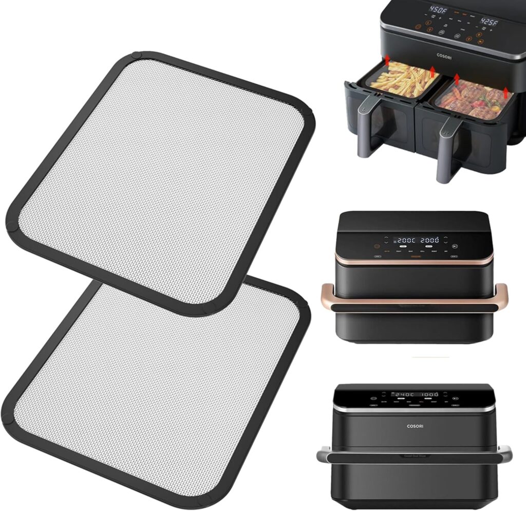 Nouveau garde-éclaboussures pour friteuses Cosori CAF-R901-AEU et Dual Blaze TwinFry 10L disponible.