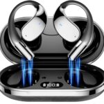 Écouteurs sans fil Bluetooth 5.4 avec conduction osseuse et autonomie de 40 heures, étanchéité IPX5.