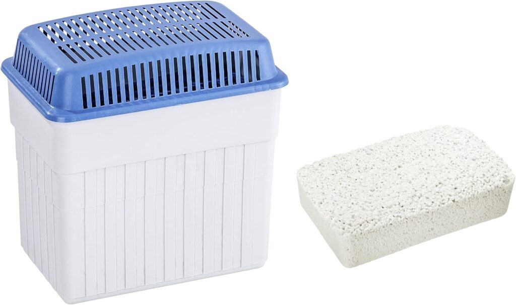 WENKO Déshumidificateur d’air 2 kg : Absorption d’humidité sur 50 m² pendant 4 à 6 mois