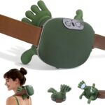 Le masseur cervical 4D avec chaleur aide à soulager le stress au cou et aux épaules.