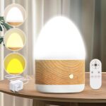 Luminothérapie : Lampe 13000 Lux sans UV avec 3 températures, 4 niveaux de luminosité et 4 minuteries.