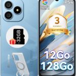 Blackview Wave 9C : Smartphone 4G avec 12 Go de RAM et 128 Go de stockage disponible.
