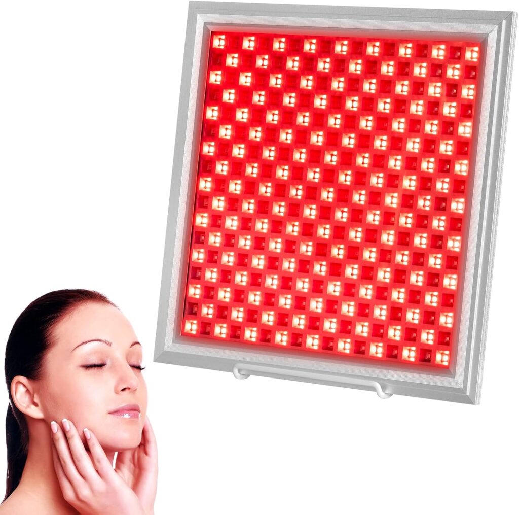 Relassy Red Face Light : dispositif à 289 LEDs pour soins du visage et du corps, 660nm et 850nm.