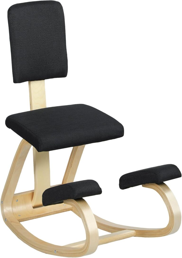 HOMCOM présente une chaise ergonomique pour soulager les douleurs dorsales au bureau.