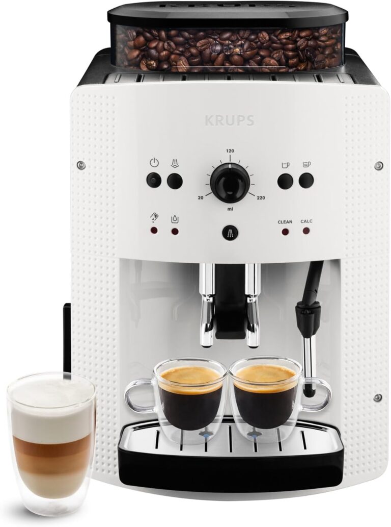 KRUPS EA810570 : Machine à café avec broyeur et nettoyage automatique pour espresso.