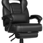 SONGMICS présente sa chaise de bureau et de gaming OBG073B05 avec support lombaire et repose-pieds ajustable