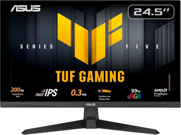ASUS dévoile le moniteur TUF Gaming VG259Q5A 25″ Full HD 200Hz avec G-Sync et FreeSync