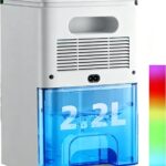 Humidificateur d’air portable de 2200 ml avec arrêt automatique et minutage, silencieux et résistant aux moisissures