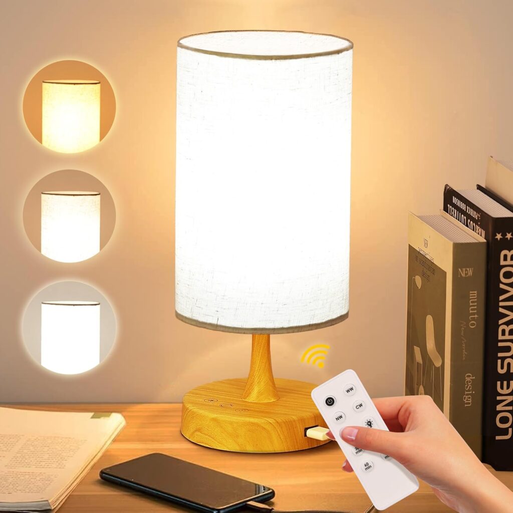 Caromolly Daylight Lamp offre 10,000 Lux avec télécommande et options de luminosité.