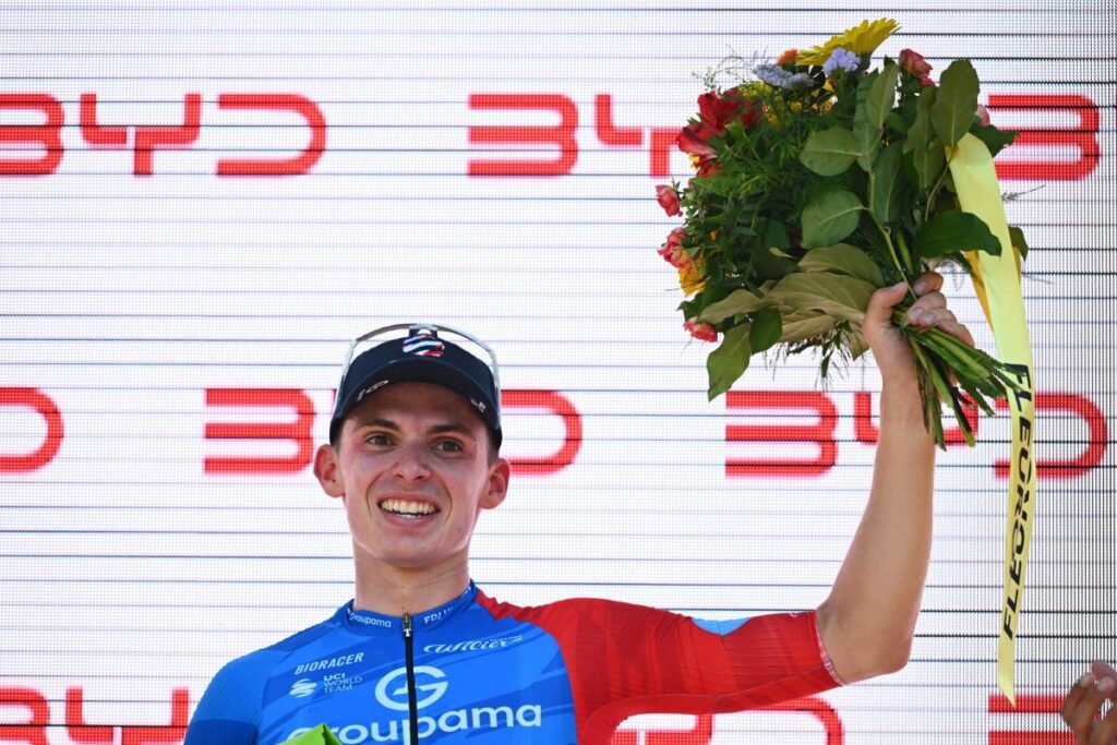 Romain Grégoire renforce Groupama-FDJ lors du Tour de Suisse avec une performance notable.