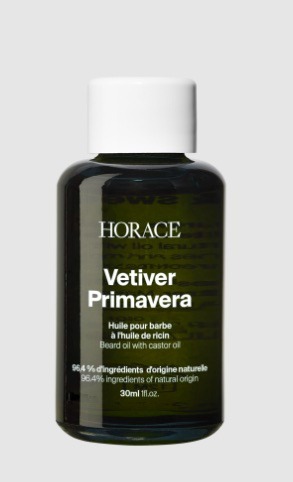 Vetiver Primavera – Huile pour barbe à l'huile de ricin