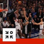 Anunoby réalise un geste décisif qui permet à son équipe de remporter le match.